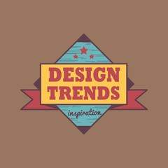 Sticker - Design trends badge logo vector