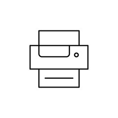 Poster - edition, printer icon. Element of editorial design icon. Thin line icon for website design and development, app development. Premium icon