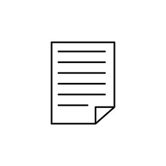 Poster - edition, note icon. Element of editorial design icon. Thin line icon for website design and development, app development. Premium icon