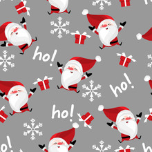 Christmas Holiday Season Seamless Pattern.