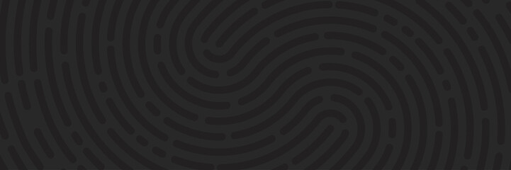 black print, banner identification