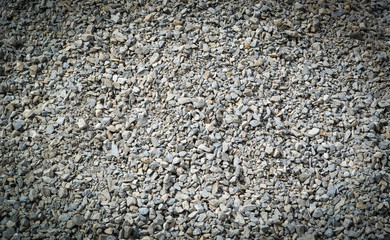 granite gravel of macadam / ground texture with scree background