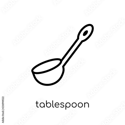 Fotografia, Obraz tablespoon icon from Kitchen collection.
