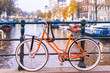 Fahrrad in Orange