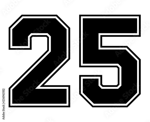 25 jersey number