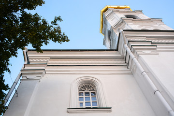 NIZHNY NOVGOROD, RUSSIA - SEPTEMBER 7, 2018: Church of the Ascension near Ilinskaya street in the city center