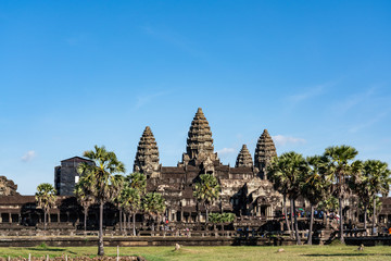 Angkor Wat daytime with copy space