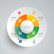 © tarapong - Infographics design vector and business icons with 4 options.