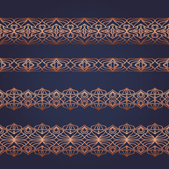 Poster - Seamless ornament set