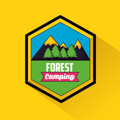 Sticker - camping summer relate