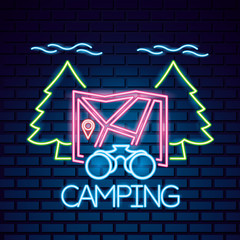 Sticker - camping summer relate