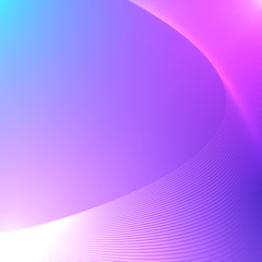 Poster - Abstract background with a colorful dynamic wave.