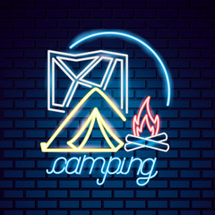 Sticker - camping summer relate