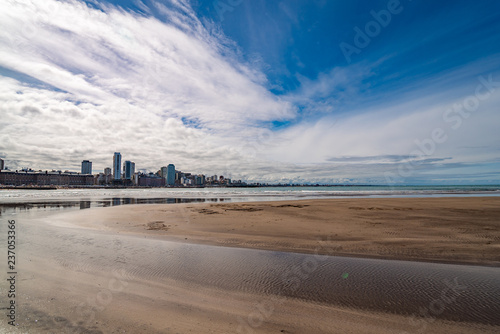 Fotografia coast of the Atlantic Ocean. Argentina Mar del Plata