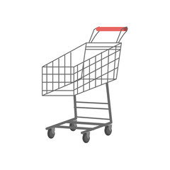 Wall Mural - shopping cart isolated icon