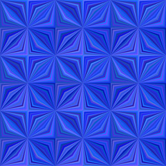 Poster - Blue geometrical abstract striped pattern - vector tiled mosaic background graphic design