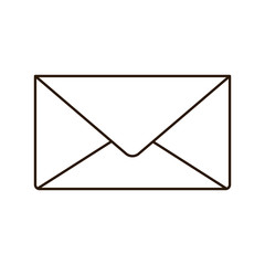 envelope closed isolated icon