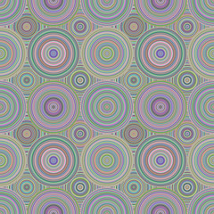 Poster - Geometric circle mosaic pattern background - seamless graphic design