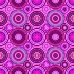 Poster - Abstract geometrical circle pattern background - purple vector illustration