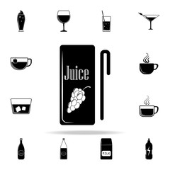 Poster - grape juice icon. Drink icons universal set for web and mobile