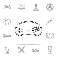 Poster - gaming console icon. gaming icons universal set for web and mobile