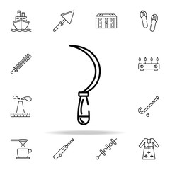Poster - bagging hook icon. pakistan culture and landmarks icons universal set for web and mobile