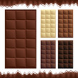 Vector Illustration of a Photo Realistic Block Chocolate