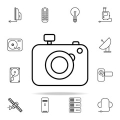 Aufkleber - camera outline icon. Technology icons universal set for web and mobile
