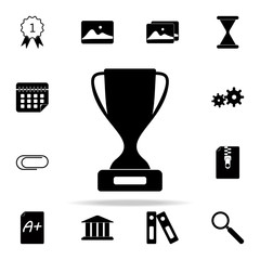 Poster - cup icon. University life icons universal set for web and mobile