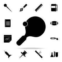Poster - ping punk icon. University life icons universal set for web and mobile