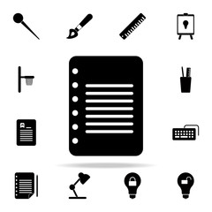 Poster - paper icon. University life icons universal set for web and mobile