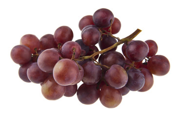 Canvas Print - grapes isolated on white background