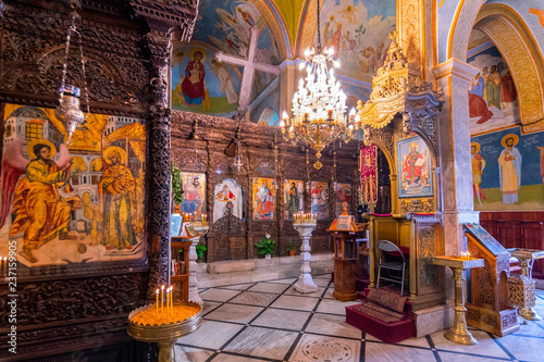 Fotografía Interior of the Greek Orthodox Church of the Annunciation in Nazareth, Israel