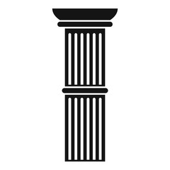 Poster - pillar icon. simple illustration of pillar vector icon for web design isolated on white background