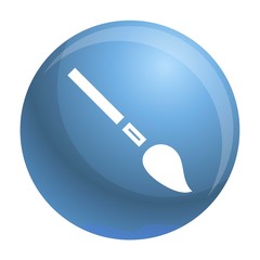 Poster - Pencil brush icon. Simple illustration of pencil brush vector icon for web design isolated on white background