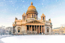  St. Isaac's Cathedral With St. Petersburg