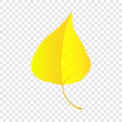 Poster - Birch leaf icon. Flat illustration of birch leaf vector icon for web design