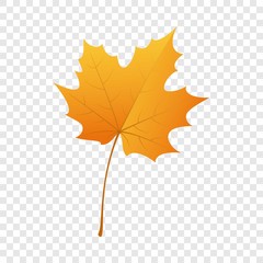 Poster - Maple leaf icon. Flat illustration of maple leaf vector icon for web design