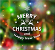 © artspace - Christmas decorative blurred shining background.