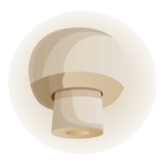 Poster - Mushroom icon. Cartoon of mushroom vector icon for web design isolated on white background