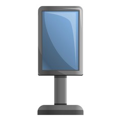 Poster - City light box icon. Cartoon of city light box vector icon for web design isolated on white background