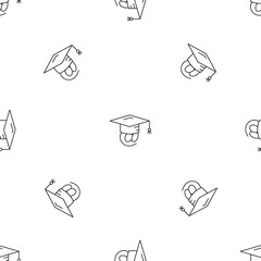 Poster - Adress graduated pattern seamless vector repeat geometric for any web design