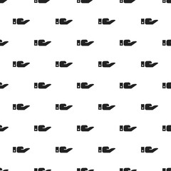 Poster - Give hand pattern seamless vector repeat for any web design