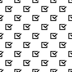 Poster - Check sign pattern seamless vector repeat for any web design