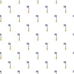 Poster - Hiking axe pattern seamless vector repeat for any web design