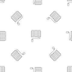 Poster - Computer reading pattern seamless vector repeat geometric for any web design