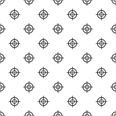 Canvas Print - Arch target pattern seamless vector repeat geometric for any web design