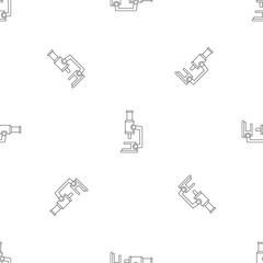 Poster - Microscope pattern seamless vector repeat geometric for any web design