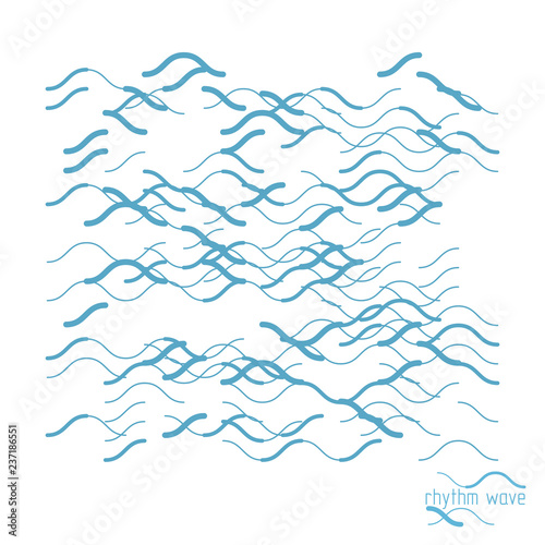Flowing Rhythm Abstract Wave Lines Vector Background For Use In Graphic And Web Design Buy This Stock Vector And Explore Similar Vectors At Adobe Stock Adobe Stock