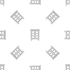 Poster - night stand pattern seamless vector repeat geometric for any web design